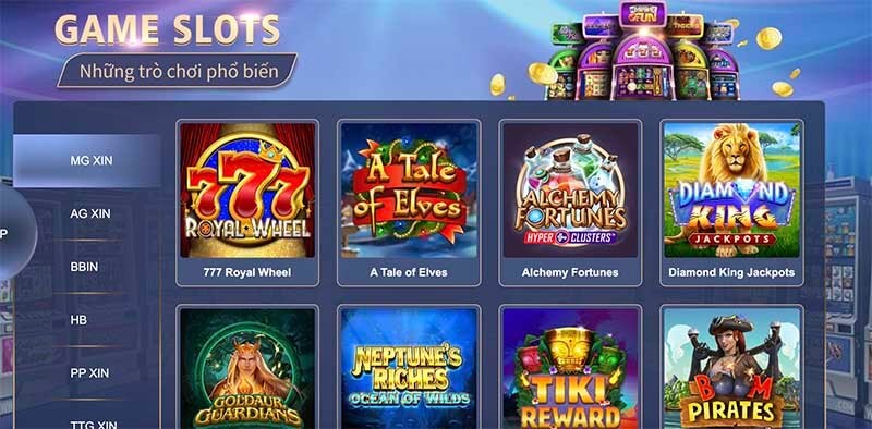 Các thể loại slot game thông dụng hiện nay